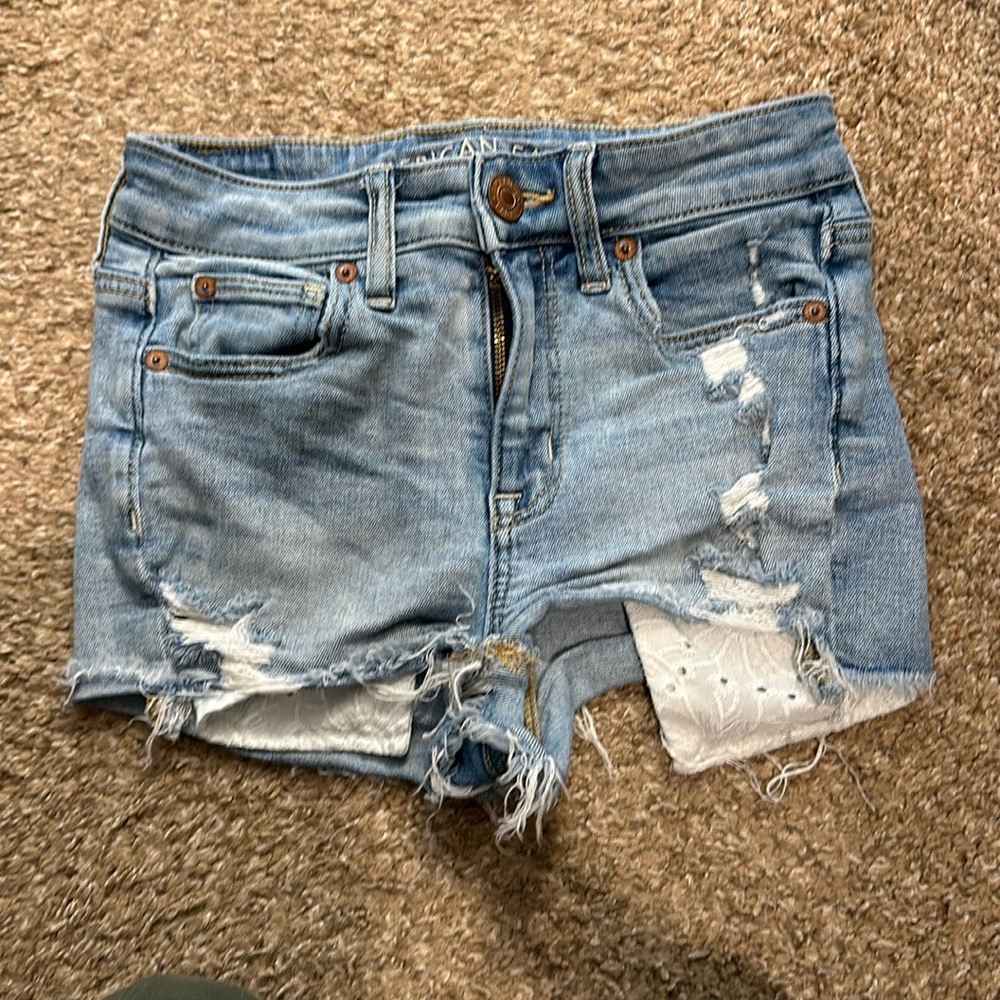 American eagle super stretch shorts
